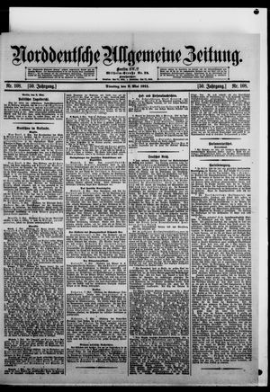 Norddeutsche allgemeine Zeitung vom 09.05.1911