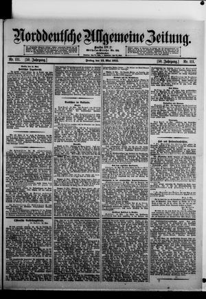 Norddeutsche allgemeine Zeitung vom 12.05.1911