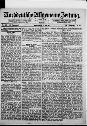 Norddeutsche allgemeine Zeitung vom 25.05.1911