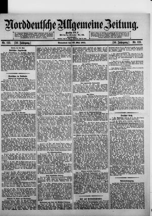Norddeutsche allgemeine Zeitung vom 27.05.1911