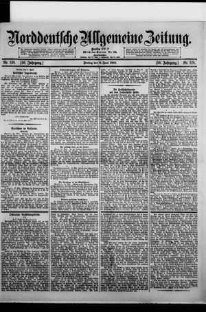 Norddeutsche allgemeine Zeitung vom 02.06.1911