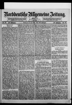 Norddeutsche allgemeine Zeitung vom 11.06.1911