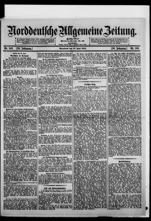 Norddeutsche allgemeine Zeitung vom 17.06.1911