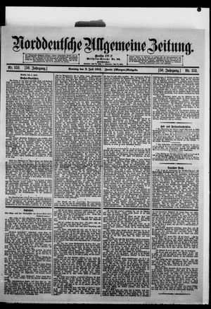 Norddeutsche allgemeine Zeitung on Jul 2, 1911