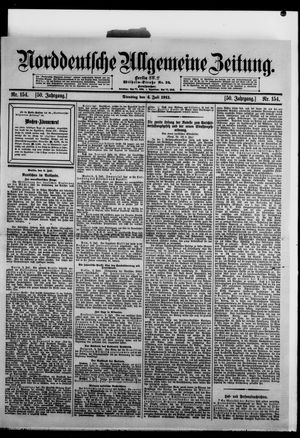 Norddeutsche allgemeine Zeitung vom 04.07.1911
