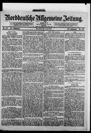Norddeutsche allgemeine Zeitung vom 06.07.1911