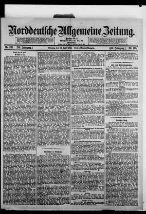 Norddeutsche allgemeine Zeitung vom 16.07.1911
