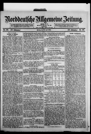 Norddeutsche allgemeine Zeitung vom 21.07.1911