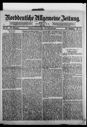 Norddeutsche allgemeine Zeitung vom 23.07.1911