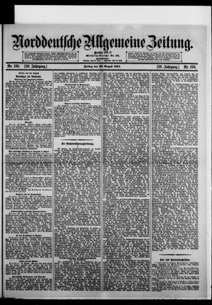 Norddeutsche allgemeine Zeitung vom 25.08.1911