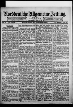 Norddeutsche allgemeine Zeitung on Oct 8, 1911