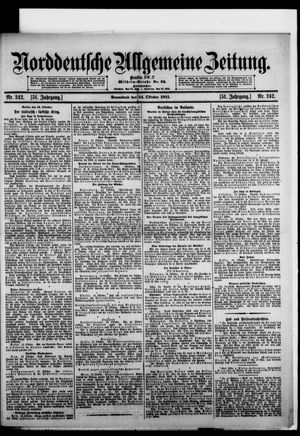 Norddeutsche allgemeine Zeitung on Oct 14, 1911