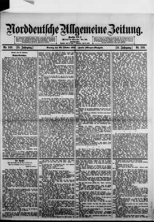 Norddeutsche allgemeine Zeitung vom 22.10.1911