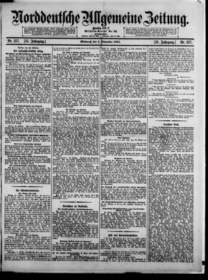 Norddeutsche allgemeine Zeitung vom 01.11.1911