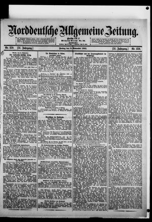 Norddeutsche allgemeine Zeitung vom 03.11.1911