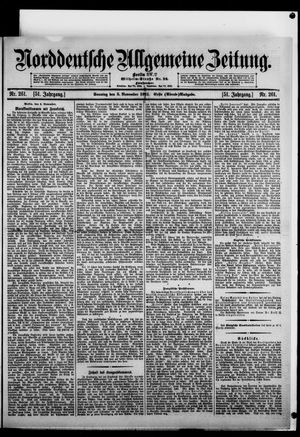 Norddeutsche allgemeine Zeitung on Nov 5, 1911