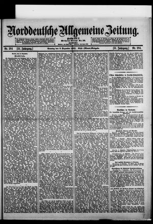 Norddeutsche allgemeine Zeitung vom 03.12.1911