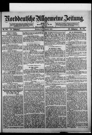 Norddeutsche allgemeine Zeitung vom 05.12.1911