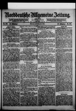 Norddeutsche allgemeine Zeitung vom 06.12.1911
