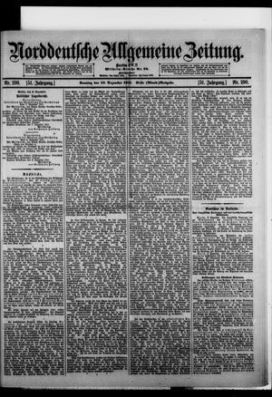Norddeutsche allgemeine Zeitung vom 10.12.1911