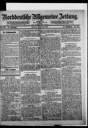 Norddeutsche allgemeine Zeitung vom 15.12.1911