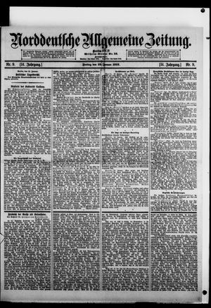 Norddeutsche allgemeine Zeitung vom 12.01.1912