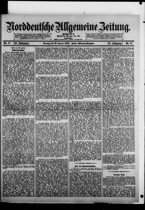 Norddeutsche allgemeine Zeitung vom 21.01.1912