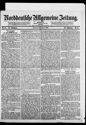 Norddeutsche allgemeine Zeitung vom 26.01.1912