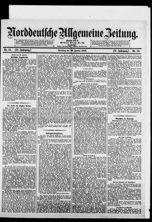 Norddeutsche allgemeine Zeitung on Jan 30, 1912