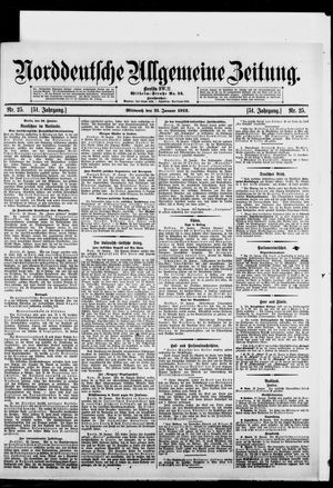 Norddeutsche allgemeine Zeitung on Jan 31, 1912
