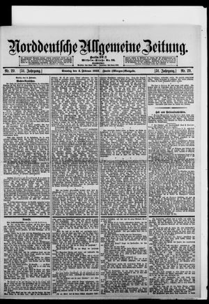 Norddeutsche allgemeine Zeitung vom 04.02.1912