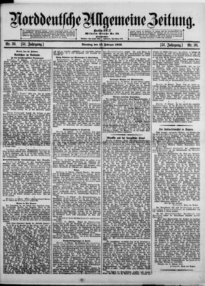 Norddeutsche allgemeine Zeitung vom 13.02.1912