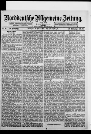 Norddeutsche allgemeine Zeitung vom 18.02.1912