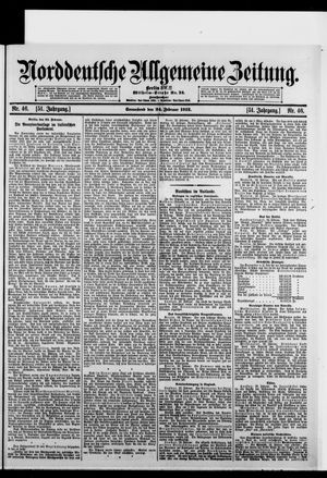 Norddeutsche allgemeine Zeitung vom 24.02.1912