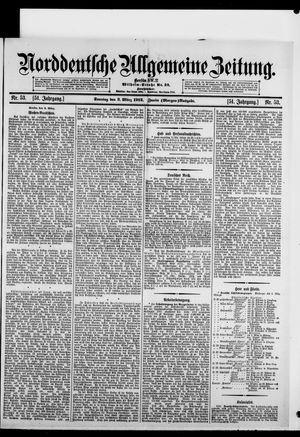 Norddeutsche allgemeine Zeitung vom 03.03.1912