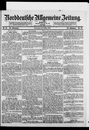 Norddeutsche allgemeine Zeitung vom 07.03.1912