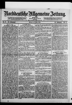 Norddeutsche allgemeine Zeitung vom 08.03.1912