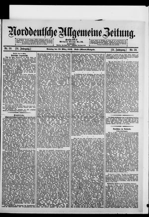 Norddeutsche allgemeine Zeitung vom 10.03.1912