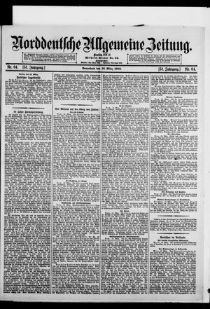 Norddeutsche allgemeine Zeitung vom 16.03.1912