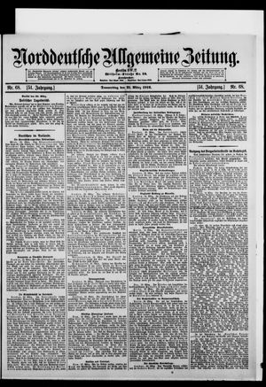 Norddeutsche allgemeine Zeitung vom 21.03.1912