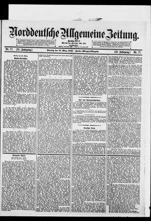 Norddeutsche allgemeine Zeitung vom 31.03.1912