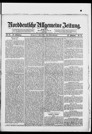 Norddeutsche allgemeine Zeitung vom 07.04.1912