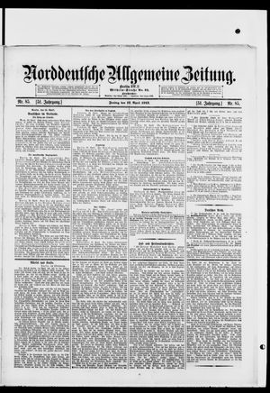 Norddeutsche allgemeine Zeitung vom 12.04.1912