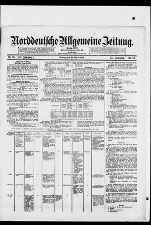 Norddeutsche allgemeine Zeitung vom 16.04.1912