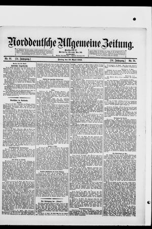 Norddeutsche allgemeine Zeitung vom 19.04.1912