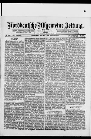 Norddeutsche allgemeine Zeitung vom 05.05.1912