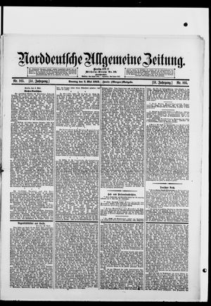 Norddeutsche allgemeine Zeitung vom 05.05.1912