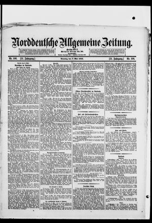 Norddeutsche allgemeine Zeitung vom 07.05.1912