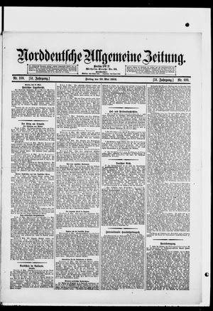 Norddeutsche allgemeine Zeitung vom 10.05.1912
