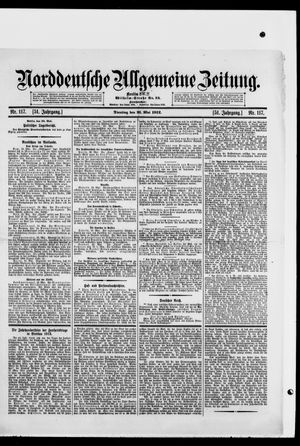 Norddeutsche allgemeine Zeitung vom 21.05.1912